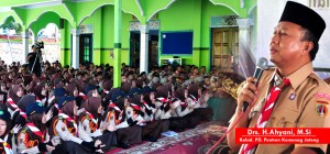 Kabid. PD Pontren Kemenag JAwa Tengah dalam sarasehan Peserta PPSN V tingkat Jawa Tengah