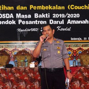 Pelatihan dan Pembekalan Pengurus OSDA. Iptu Sugeng, SH : Stop Bullying dan Jauhi Narkoba