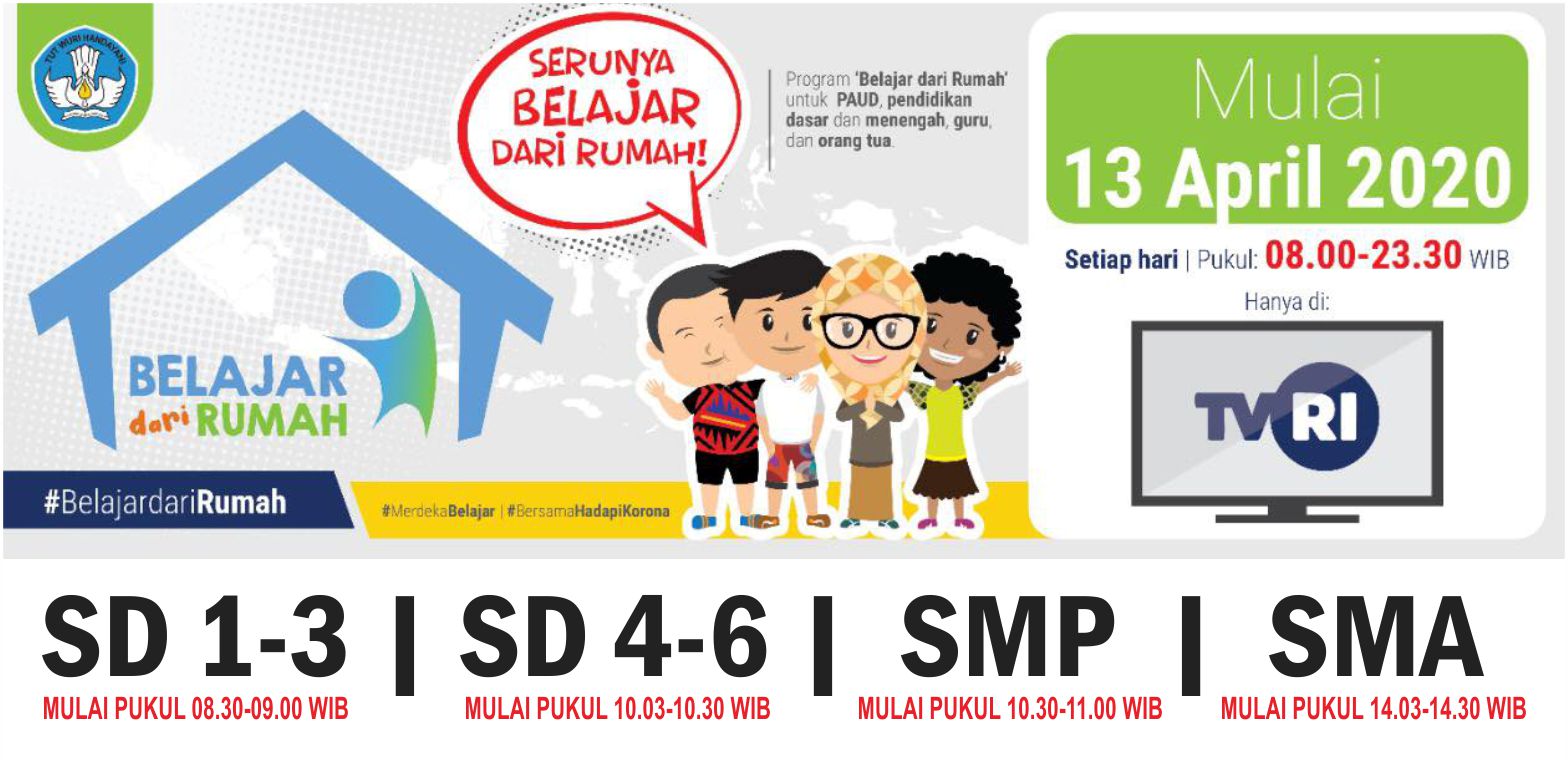 PEMBERITAHUAN SIARAN BELAJAR DI TVRI | DARI KEMENTERIAN AGAMA REPUBLIK INDONESIA DIREKTORAT JENDERAL PENDIDIKAN ISLAM