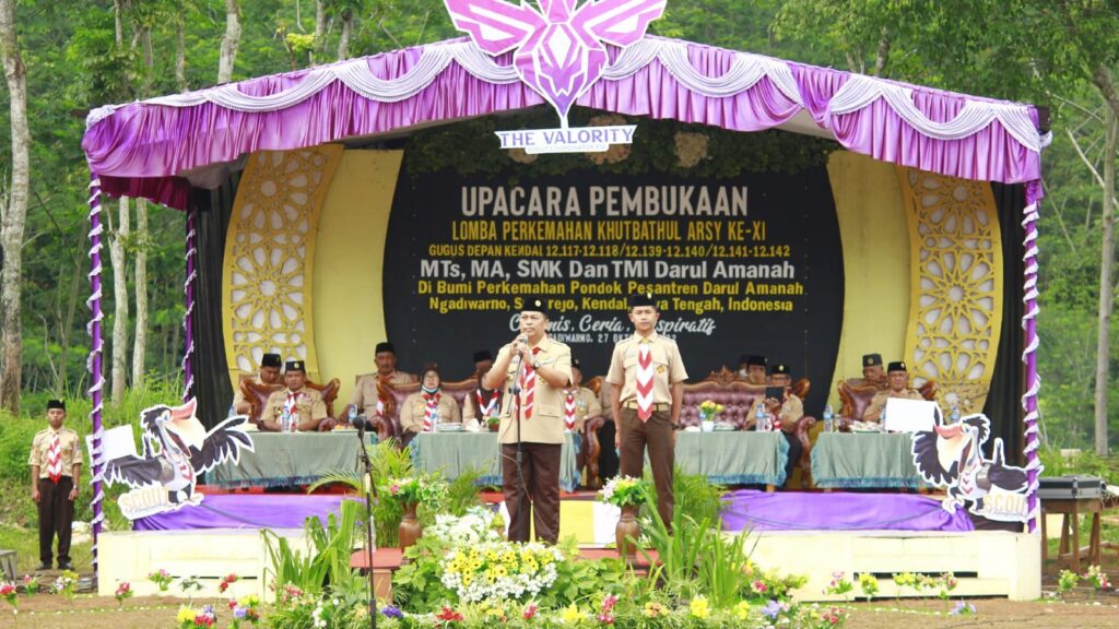 Kwarda Pramuka Jawa Tengah Hadiri Upacara LPK Ke-XI Darul Amanah